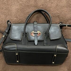 Dooney & Bourke Black Verona Elisa Satchel